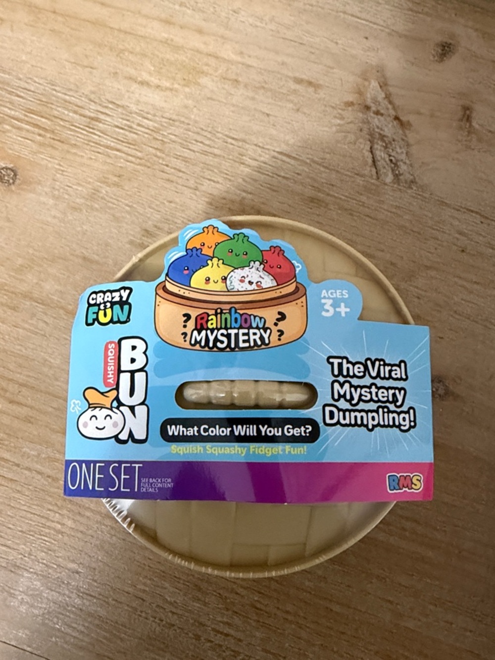 Squishy Bun VIRAL TIK TOK 🔥Rainbow Mystery Holographic Ribbon Dumpling SEALED!